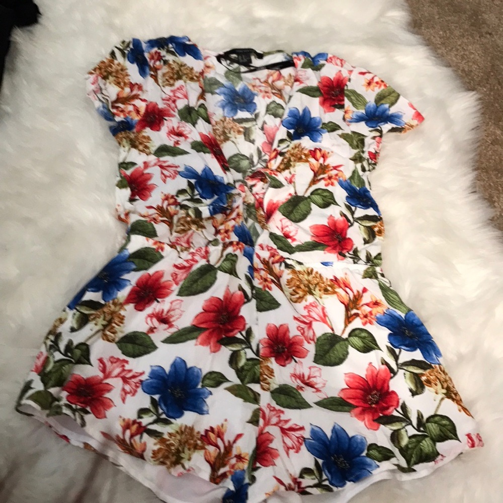 Cute floral romper